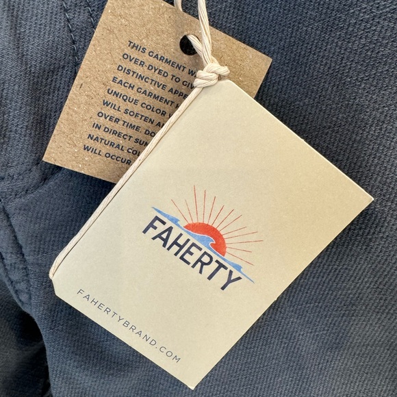 NWT Faherty Mens Pants Size 36x30 - Picture 5 of 9